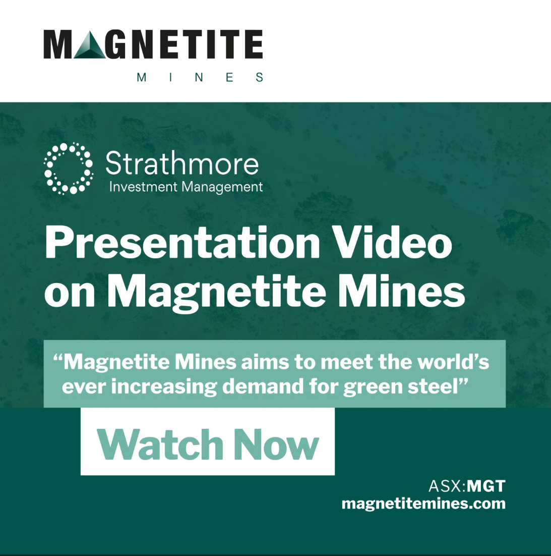 Strathmore Investment Management – Presentation Video on Magnetite Mines